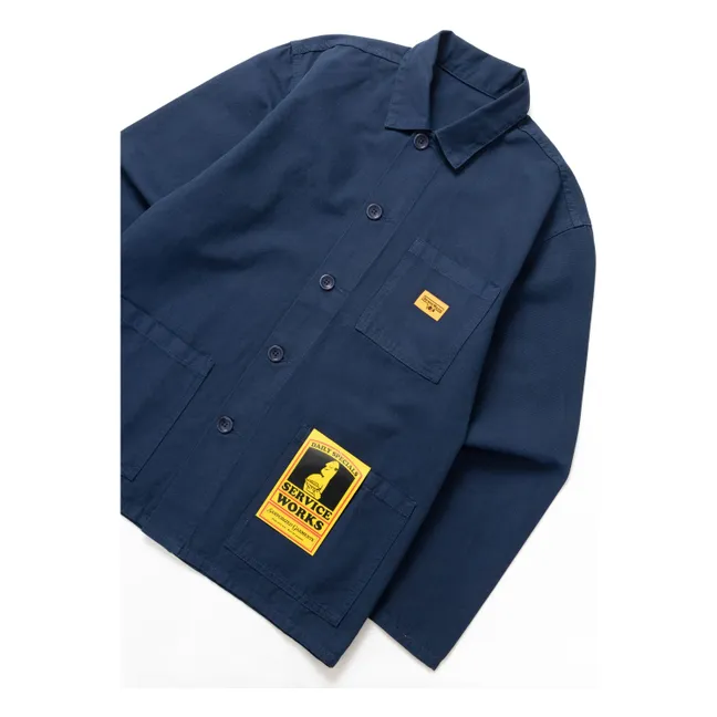 Giacca in cotone organico Canvas Chore | Blu marino