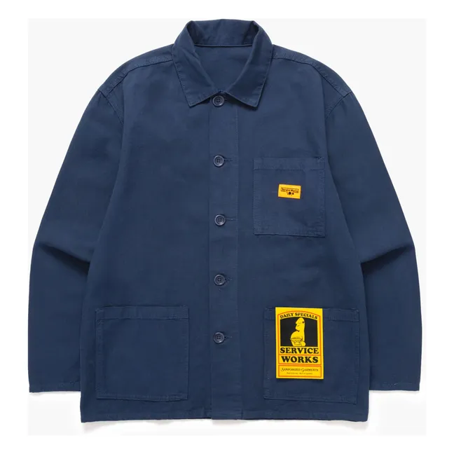 Giacca in cotone organico Canvas Chore | Blu marino