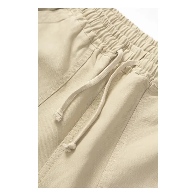 Pantaloncini in cotone organico Canvas Chef | Beige