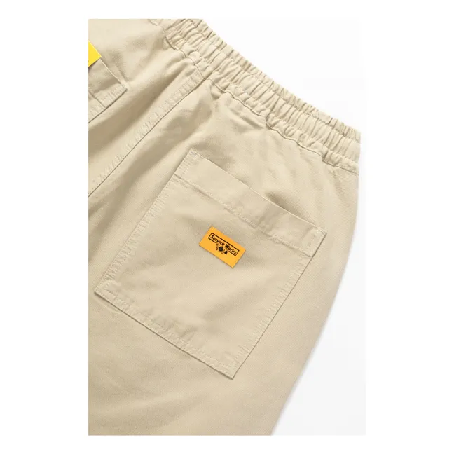 Pantaloncini in cotone organico Canvas Chef | Beige