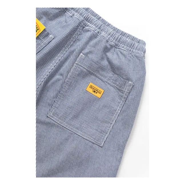Pantaloncini da cuoco Hickory a righe | Blu