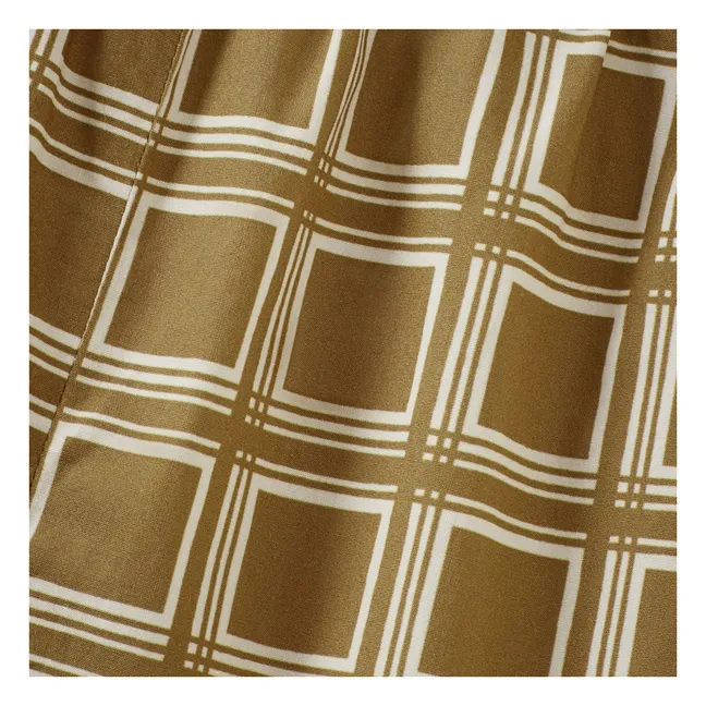 Pantaloni Linum Carreaux | Marrone