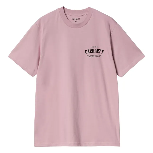 T-Shirt Katalog C Logo Bio-Baumwolle | Altrosa