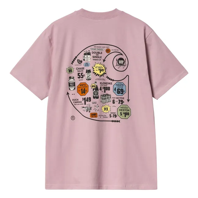 T-Shirt Katalog C Logo Bio-Baumwolle | Altrosa