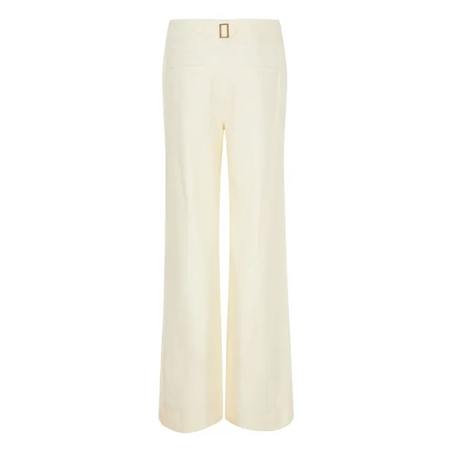 Pantalon Yalena | Ecru