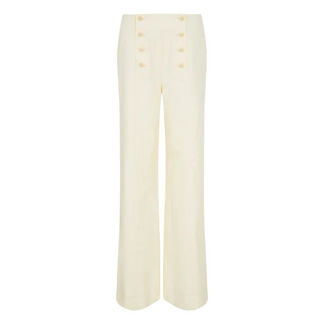 Pantalon Yalena | Ecru