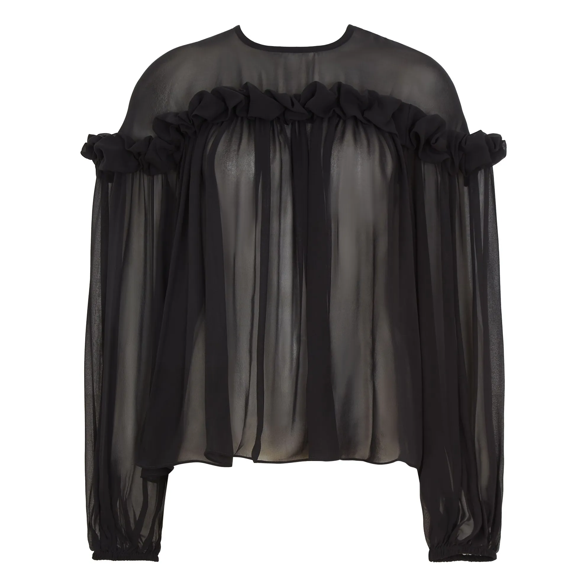 Ulla Johnson Black Blouse Peggy Soie