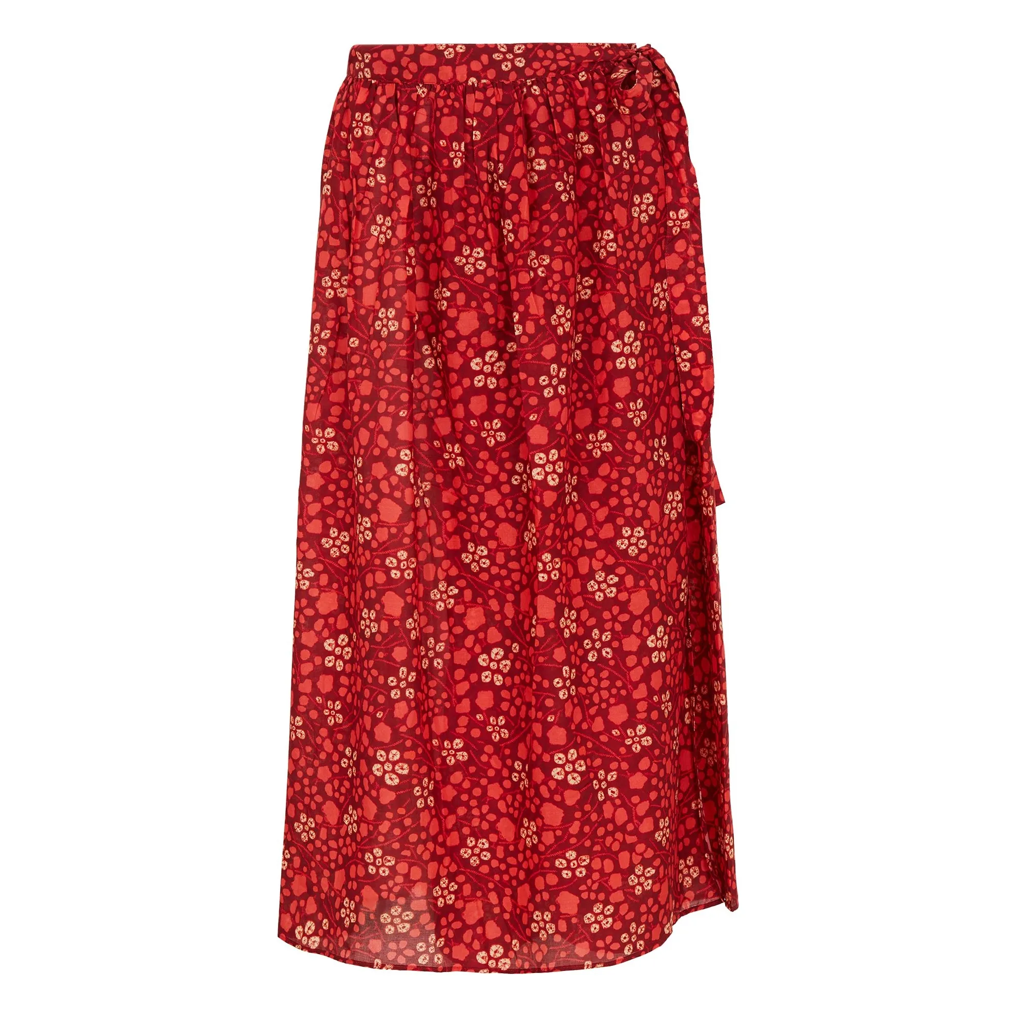 Ulla Johnson Red Suri Skirt