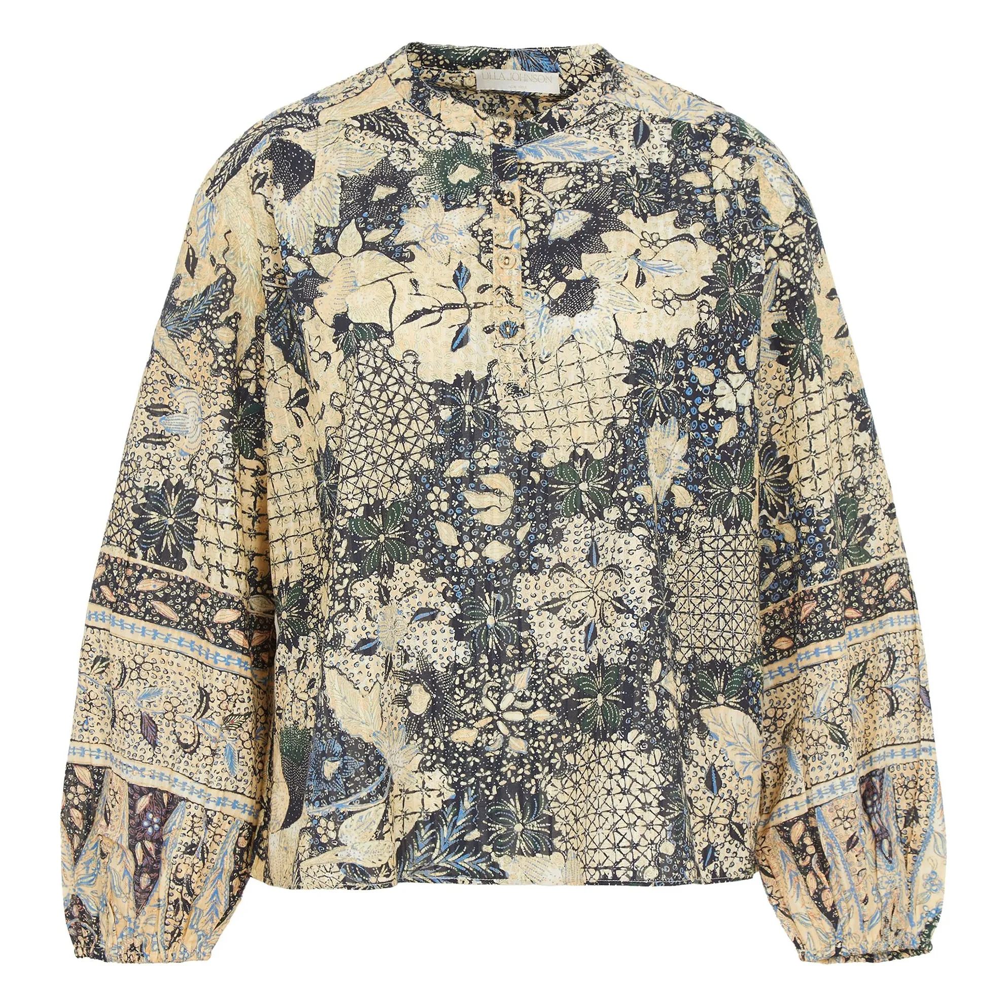Ulla Johnson Pale Yellow Harlowe Blouse