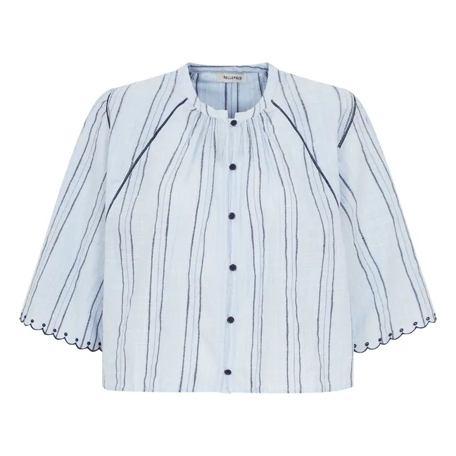 Blouse New Heraklion Rayures | Bleu ciel