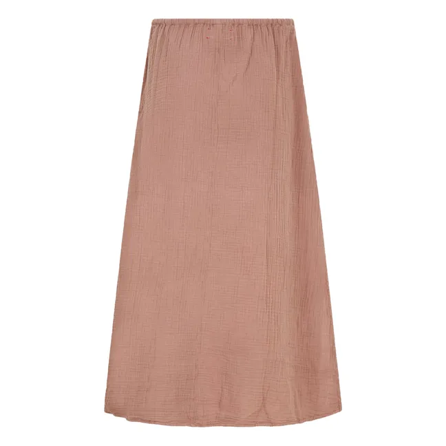 Jupe Avryll Gaze de Coton | Vieux Rose