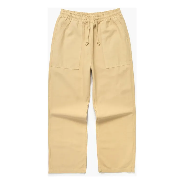 Pantalon Classic Canvas Chef Coton Bio | Beige- Image produit n°7