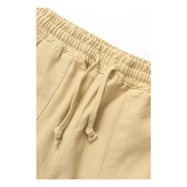 Pantaloni classici in cotone organico Canvas Chef | Beige
