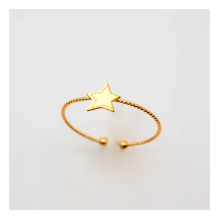 Bague Big Star | Doré- Image produit n°1