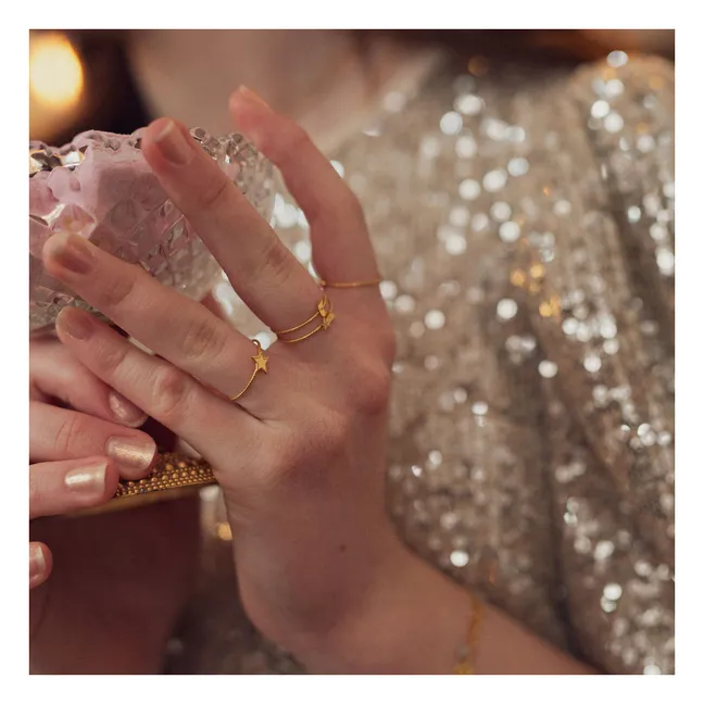 Anillo Big Star | Dorado