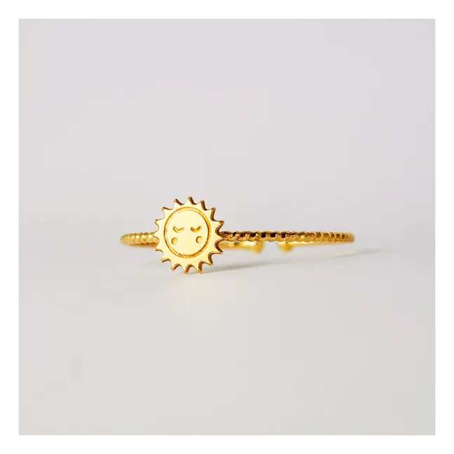 Anillo solar | Dorado