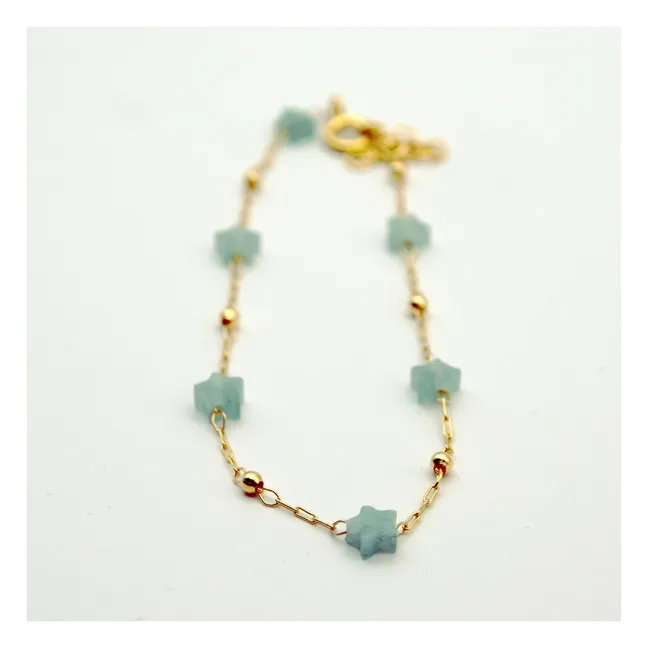 Pulsera de piedra | Dorado