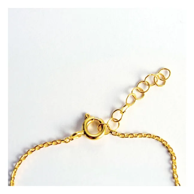 Pulsera Duo Charms Moon | Dorado