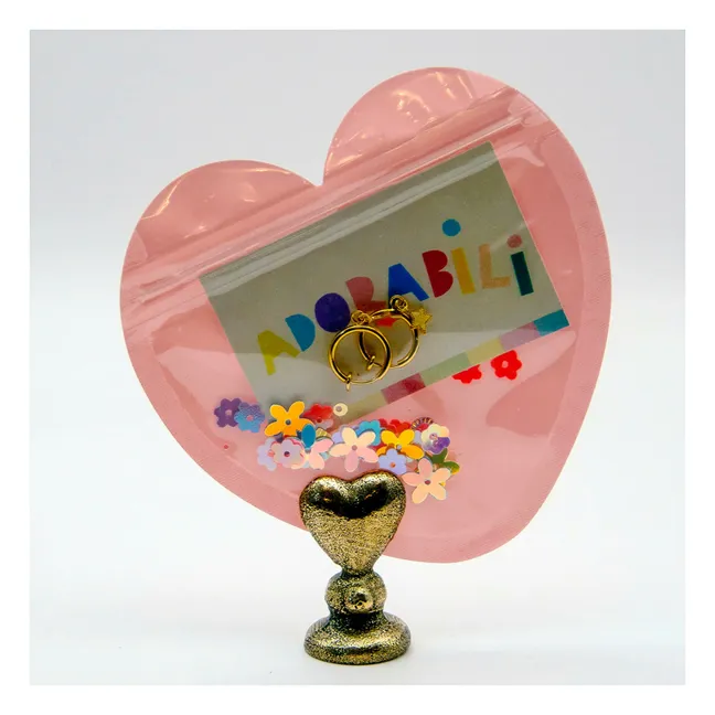 Creoles con clip | Dorado