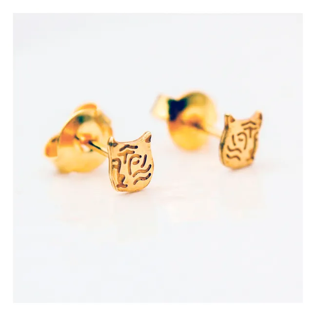 Pendientes Tigre | Dorado