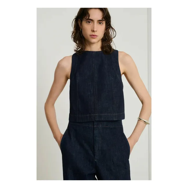 Top Eli Denim | Denim brut
