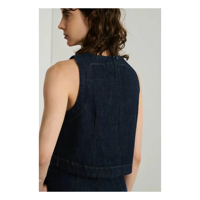 Top Eli Denim | Denim brut