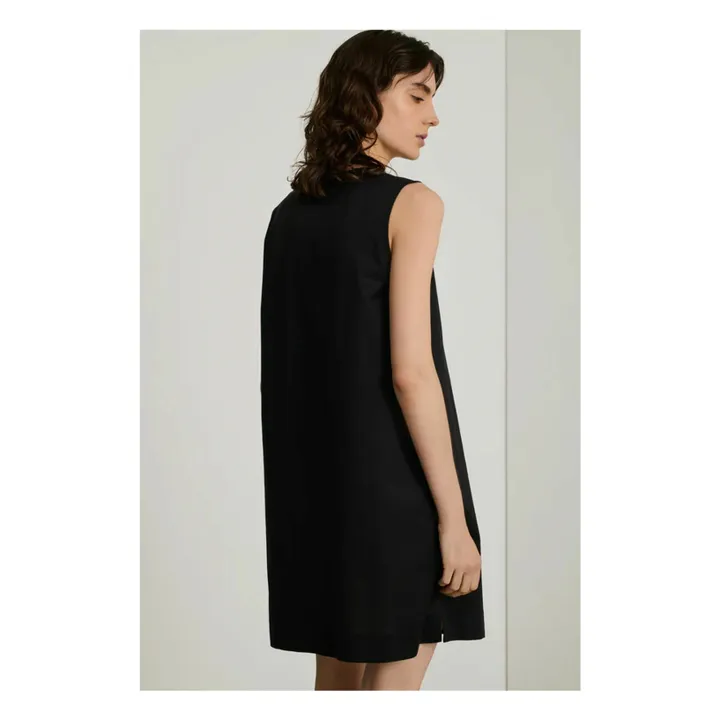 Kleid Everett Bio-Baumwolle | Schwarz- Produktbild Nr. 4