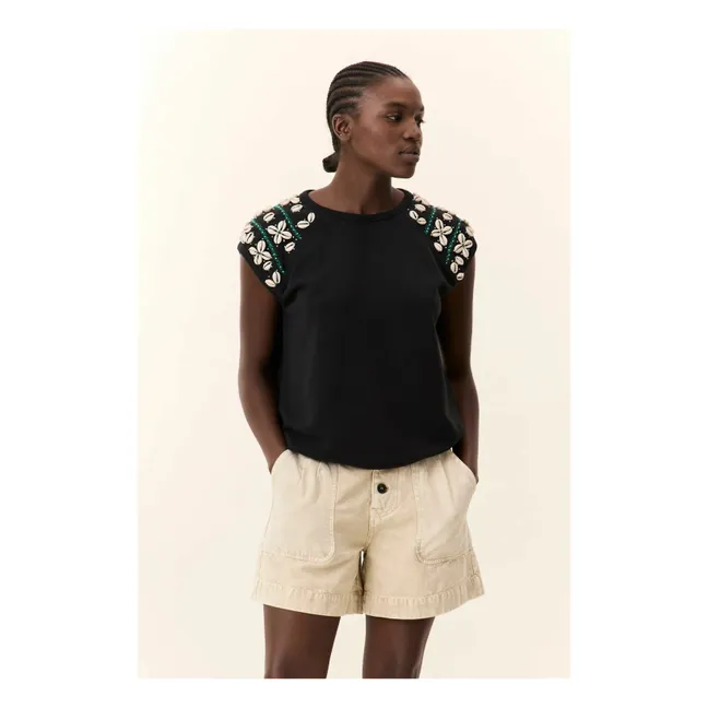 Sweatshirt Sirop Shell Bio-Baumwolle | Kohle