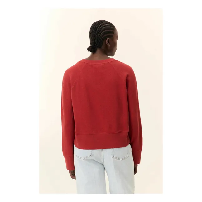 Sweatshirt Shavi Only aus Bio-Baumwolle | Rot