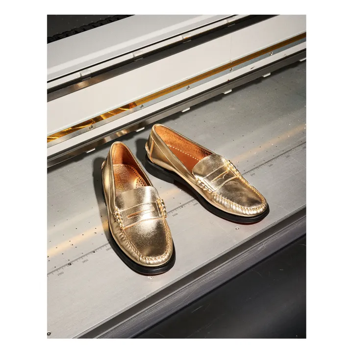 Mocassins Dan Met | Doré- Image produit n°5