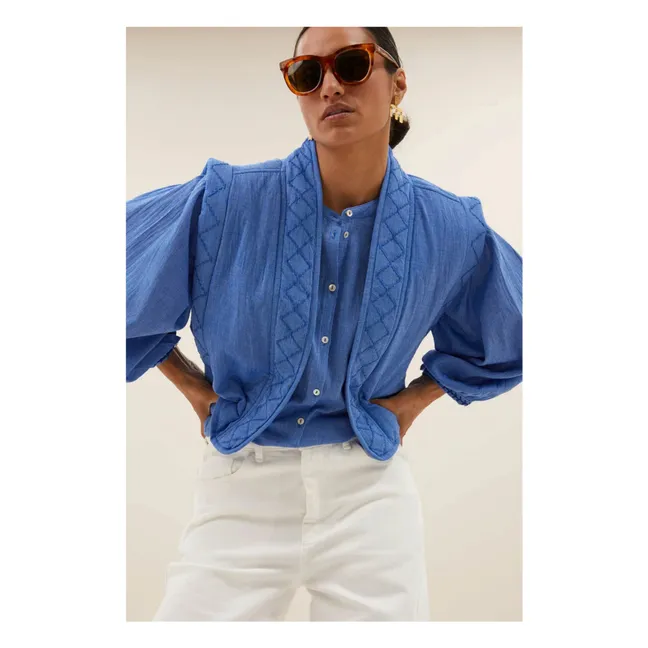 Veste Sans Manches Isla Athia | Bleu