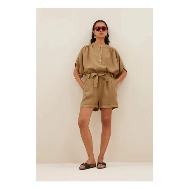 Short June Lin | Vert kaki