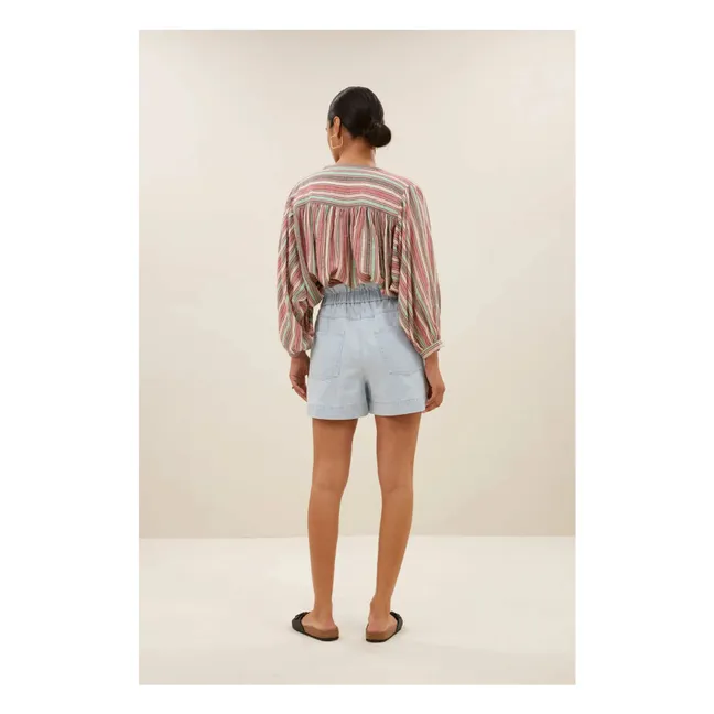 Short Léon Denim | Denim bleached