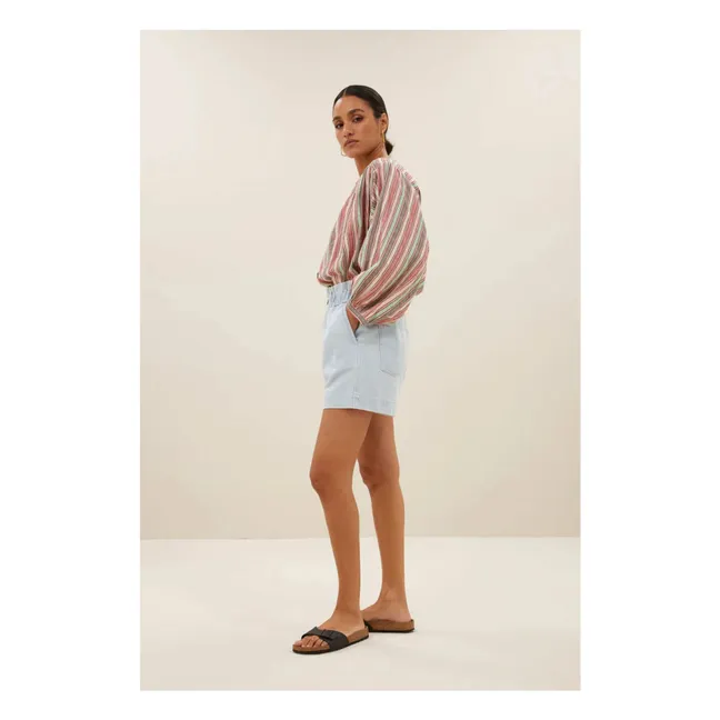 Short Léon Denim | Denim bleached