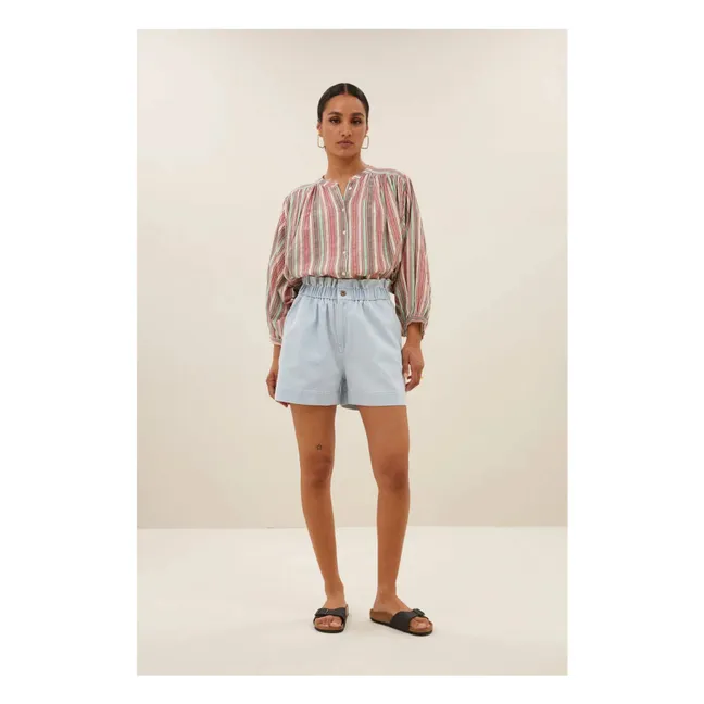 Short Léon Denim | Denim bleached