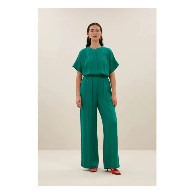 Blouse Bo Dobby | Vert