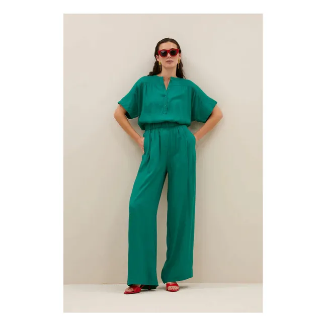 Blouse Bo Dobby | Vert