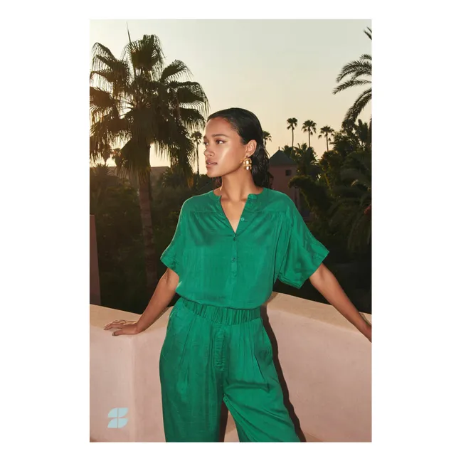 Blouse Bo Dobby | Vert