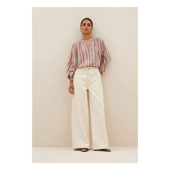 Blouse Becky Athia Rayures | Rose