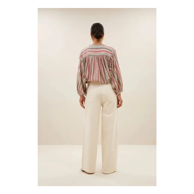 Blouse Becky Athia Rayures | Rose