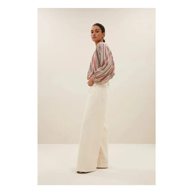 Blouse Becky Athia Rayures | Rose