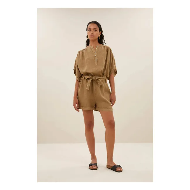 Blouse Axel Lin | Vert kaki