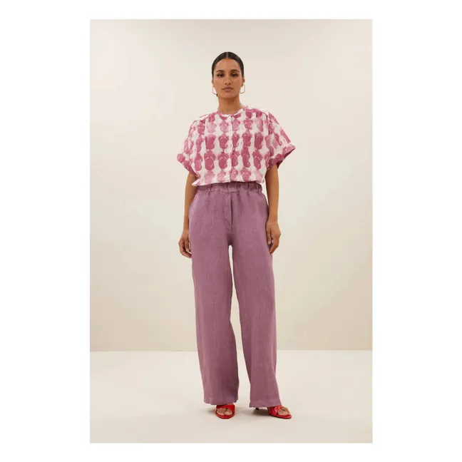 Blouse Amber Merlot | Rose