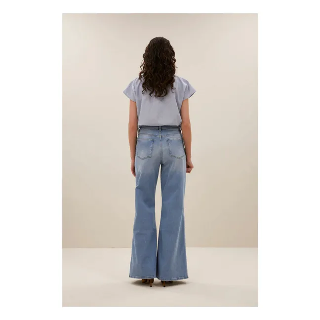Blouse Amie Brodée Rayures | Gris