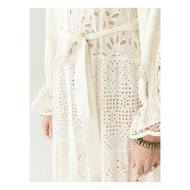 Vestido Canterbury Patch Lilibet | Blanco