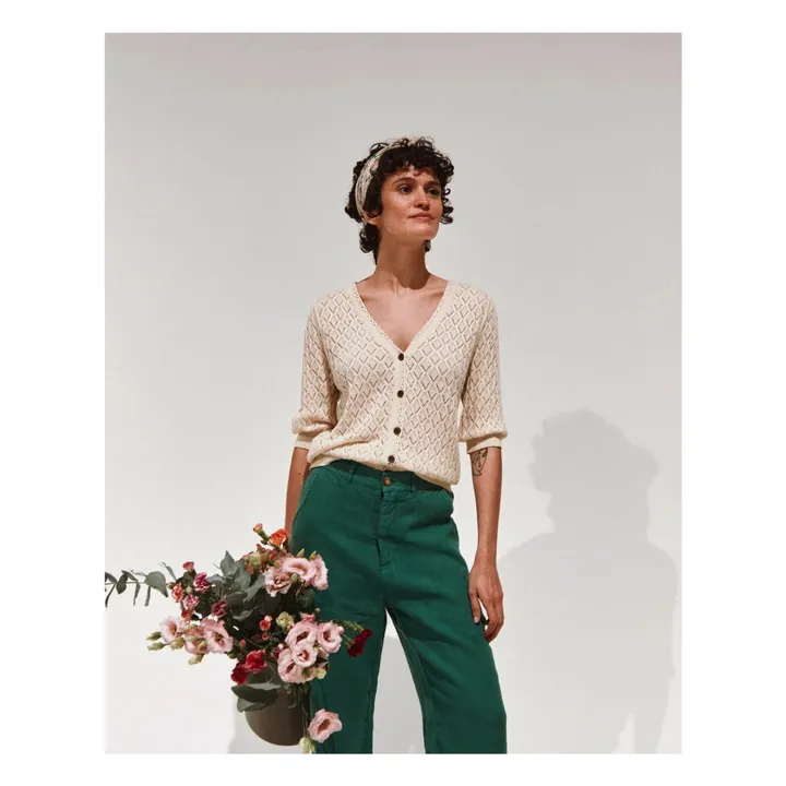 Gilet Bettina | Ecru- Immagine del prodotto n°2