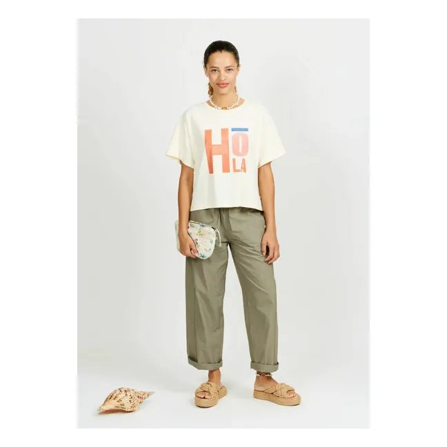 T-shirt Fapiola Coton Bio | Ecru