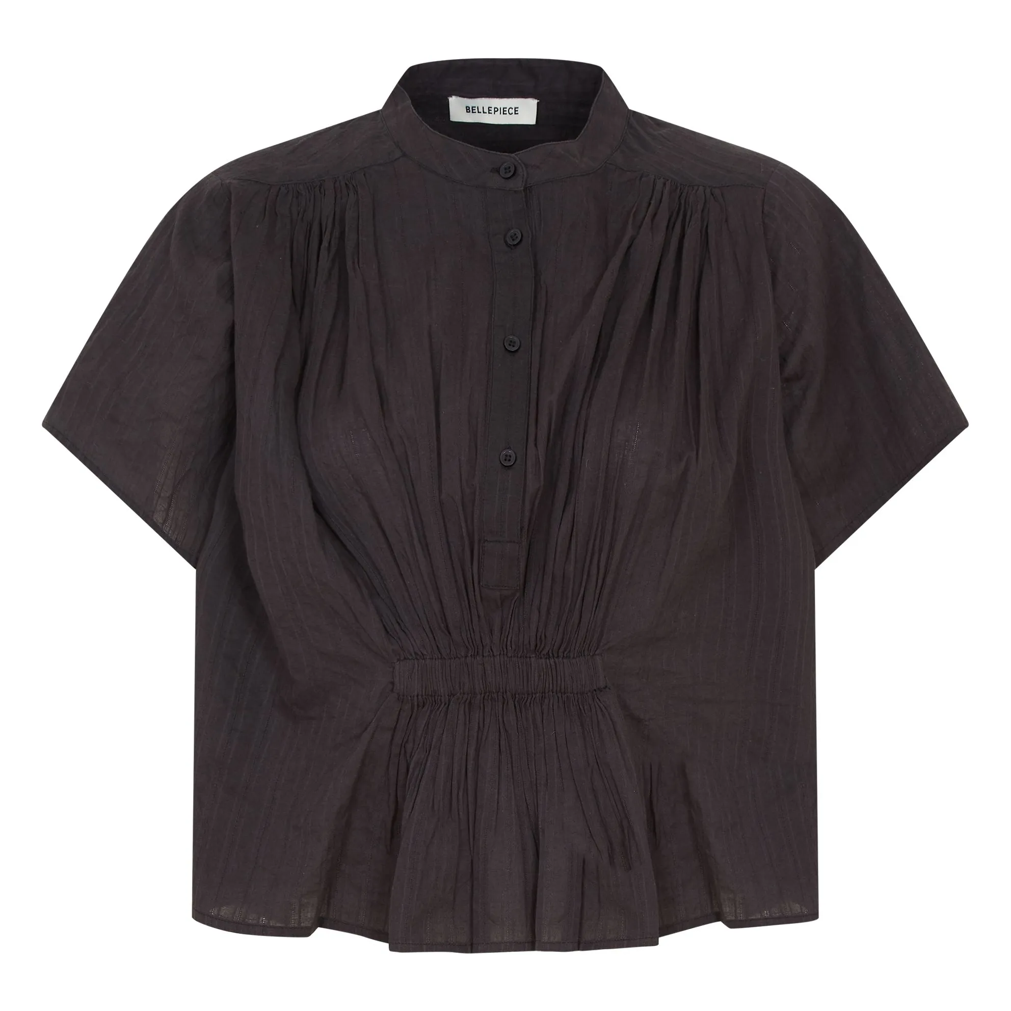 Bellepiece Carbon Patrizia Dobby Stripes Blouse