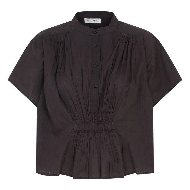 Blouse Patrizia Rayures Dobby | Charbon
