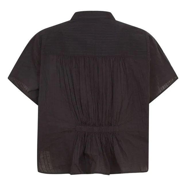 Blouse Patrizia Rayures Dobby | Charbon